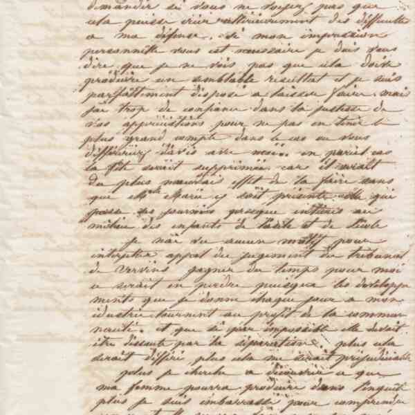 Jean-Baptiste André Godin à Jules Favre, 8 août 1864