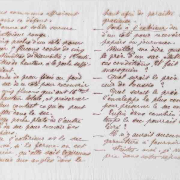Marie Moret à un inconnu, 8 août 1875