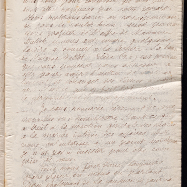 Marie Moret à monsieur E. Martens, 13 décembre 1892