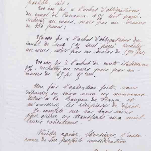 Marie Moret à Offroy et Cie, 9 mars 1885