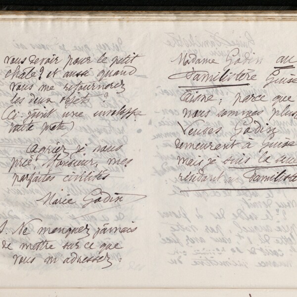 Marie Moret à monsieur Sibra-Rucquoi, 16 juin 1897