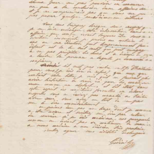Jean-Baptiste André Godin à monsieur Lequin, 28 mars 1856