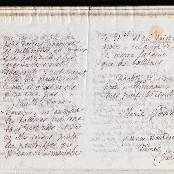 Marie Moret à Henry Herth, 27 mars 1895