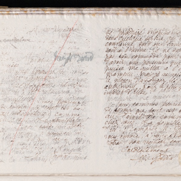 Marie Moret à Henri Buridant, 23 avril 1896