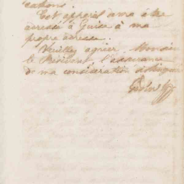 Jean-Baptiste André Godin au président de la Société de secours aux blessés, 13 novembre 1872