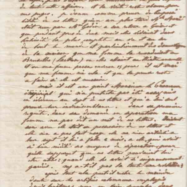 Jean-Baptiste André Godin à au procureur impérial de l&#039;arrondissement de Vervins, 15 juillet 1864