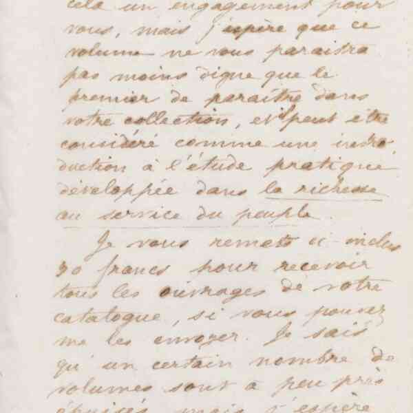 Jean-Baptiste André Godin à Victor Poupin, 20 avril 1874