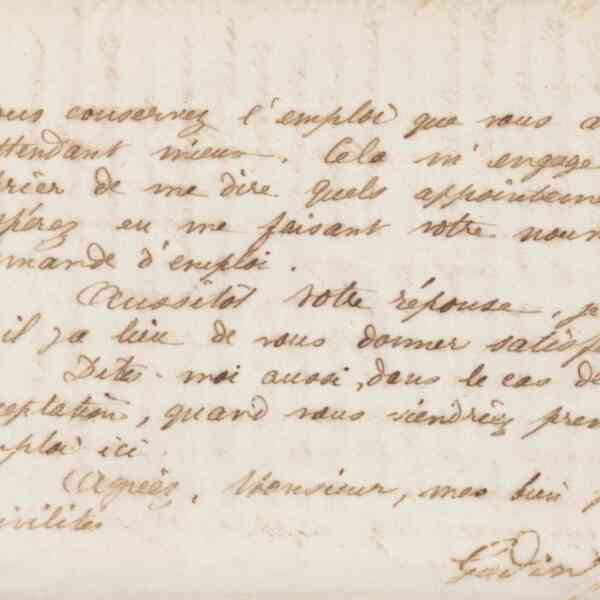 Jean-Baptiste André Godin à monsieur Debetz, 28 décembre 1872