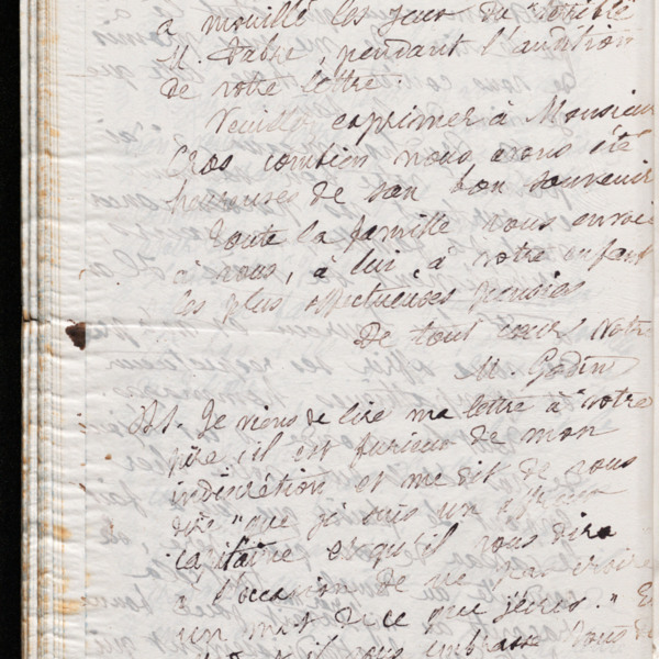 Marie Moret à Juliette Cros, 18 avril 1895