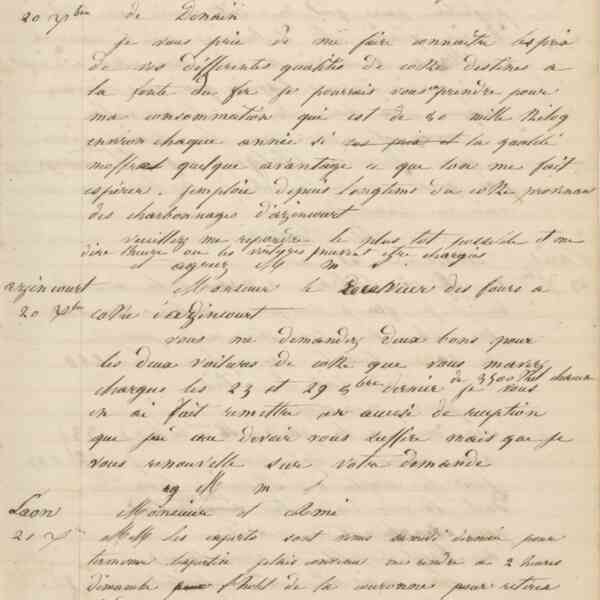 Jean-Baptiste André Godin à Trotier, 17 décembre 1847