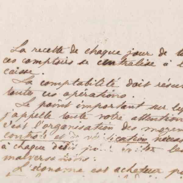 Jean-Baptiste André Godin aux candidats à l'emploi d'économe du Familistère, 6 mars 1873