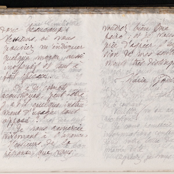 Marie Moret à Fumouze frères, 5 août 1896