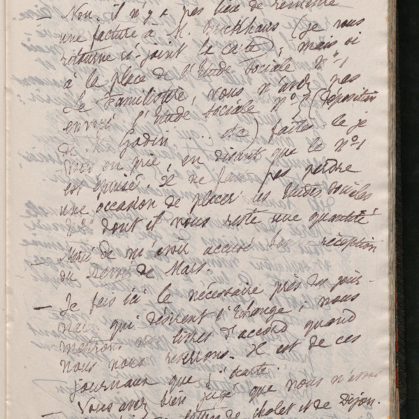 Marie Moret à Henri Buridant, 18 mars 1897