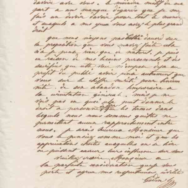 Jean-Baptiste André Godin à Alexandre Laterrade, 20 mars 1863