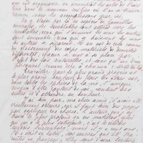 Marie Moret à Adèle Brullé, 26 septembre 1885