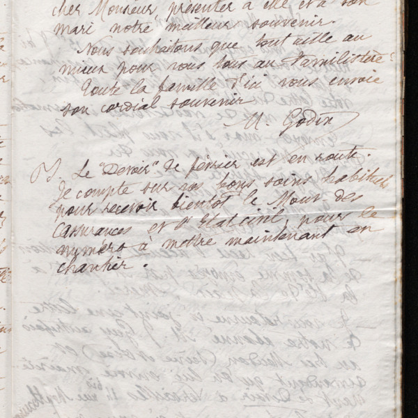 Marie Moret à Pierre-Alphonse Doyen, 13 février 1895