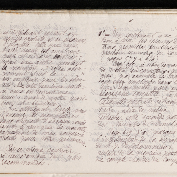 Marie Moret à monsieur Chastanier, 25 septembre 1897