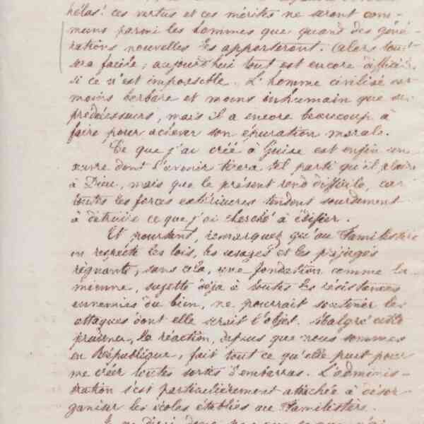 Jean-Baptiste André Godin à Antoine Massoulard, 10 juin 1876