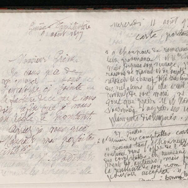 Marie Moret à l'Union des comptables, 27 juillet 1897