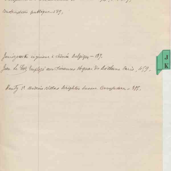 Registre CNAM FG 15 (15) - Index