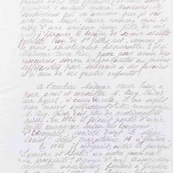 Marie Moret à Offroy et Cie, 5 novembre 1889