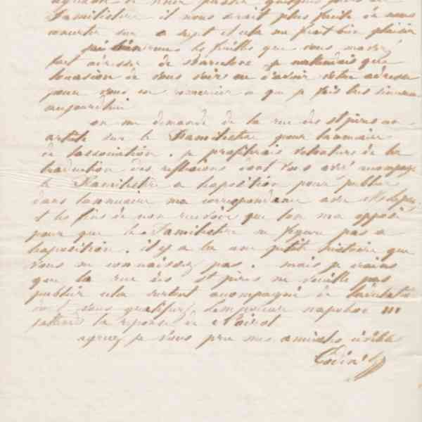 Jean-Baptiste André Godin à Fernando Garrido y Tortosa, 27 octobre 1867