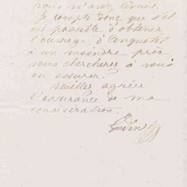 Jean-Baptiste André Godin à Ernest Leroux, 28 janvier 1874