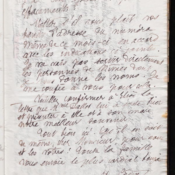 Marie Moret à Pierre-Alphonse Doyen, 14 mars 1895