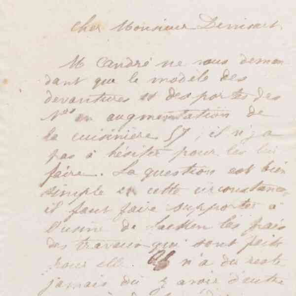 Jean-Baptiste André Godin à Alfred Denisart, 20 juillet 1873