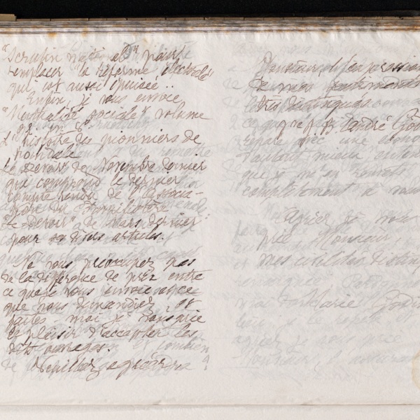 Marie Moret à monsieur de Massias de Bonne, 13 juin 1896