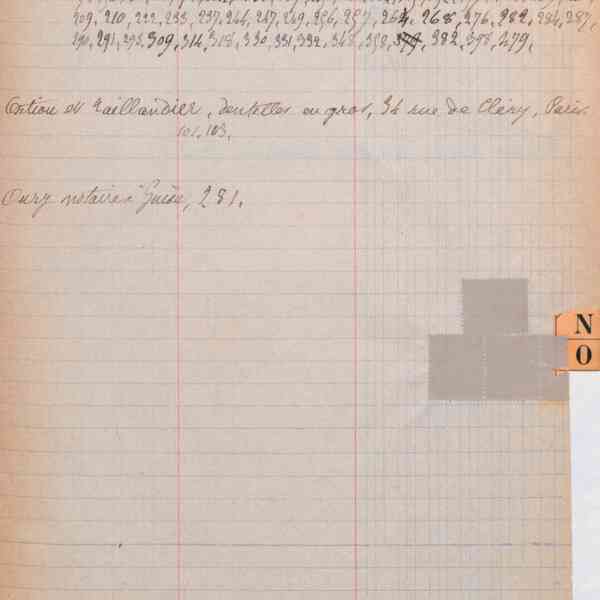 Registre CNAM FG 41 (3) - Index
