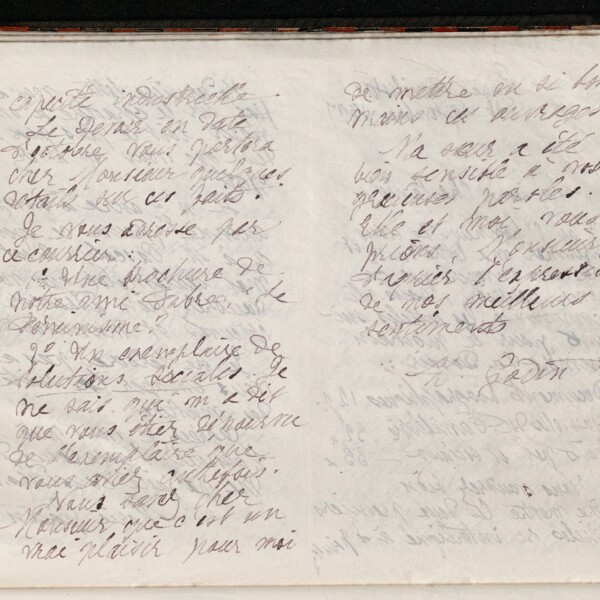 Marie Moret à Henri Babut, 14 septembre 1897