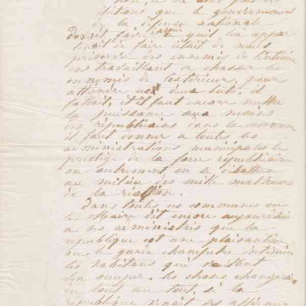 Jean-Baptiste André Godin à Anatole de La Forge, 27 septembre 1870