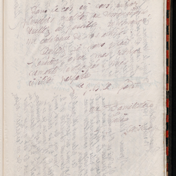 Marie Moret à monsieur F. Unzel, 11 octobre 1897