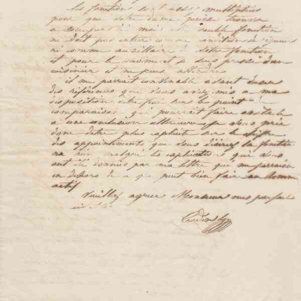 Jean-Baptiste André Godin à monsieur Klein, 25 novembre 1861