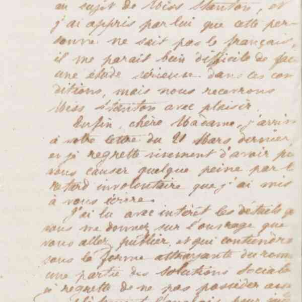 Jean-Baptiste André Godin à Marie Howland, 20 avril 1874