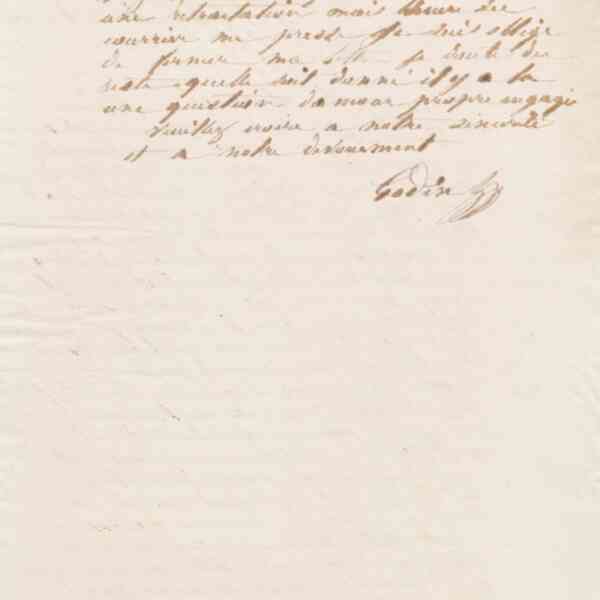 Jean-Baptiste André Godin à Odilon Barrot, 4 mars 1867