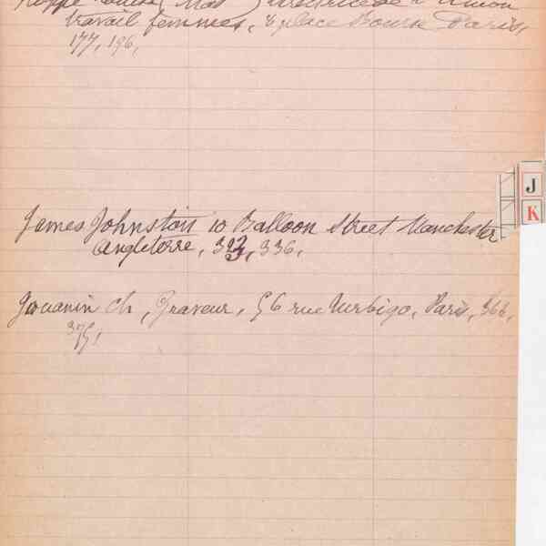 Registre CNAM FG 43 (8) - Index