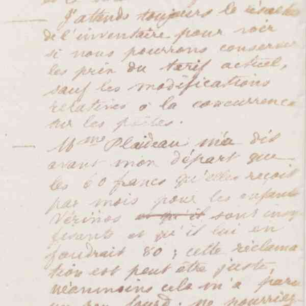 Jean-Baptiste André Godin à Alfred Denisart, 10 janvier 1874