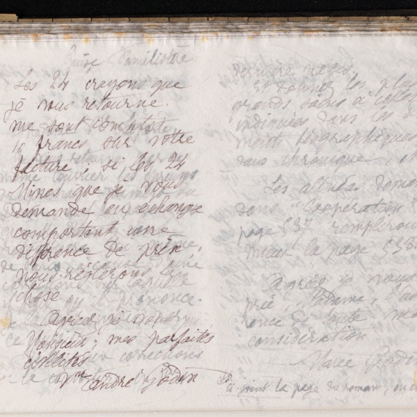 Marie Moret à Émile Acker, 31 août 1896