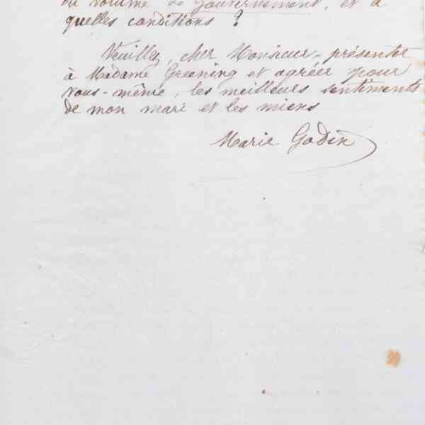 Marie Moret à Edward Greening, 24 décembre 1886