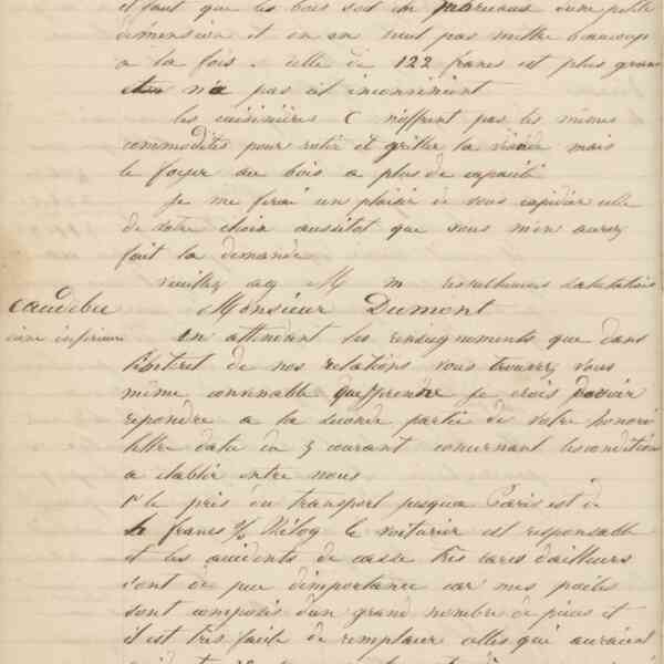 Jean-Baptiste André Godin à monsieur Lemor, vers le 4 août 1849