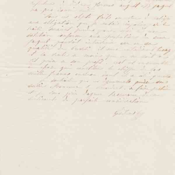 Jean-Baptiste André Godin à monsieur Penant, 20 avril 1867