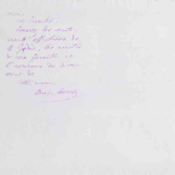 Marie Moret à Antoine Massoulard, vers le 22 octobre 1879