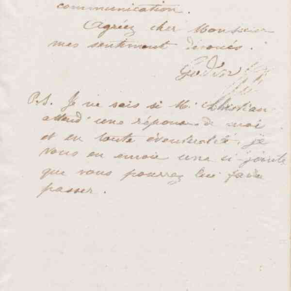 Jean-Baptiste André Godin à Alphonse Grebel, 19 novembre 1873