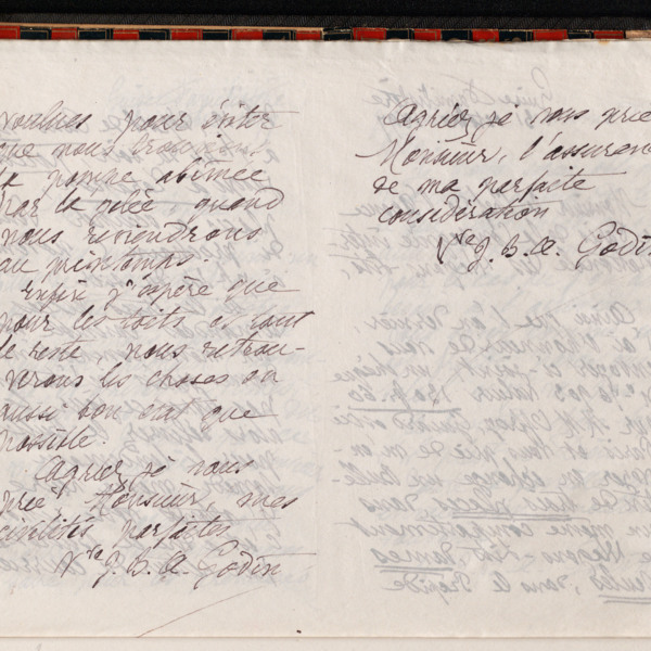 Marie Moret à Émile Venet-Baudeville, 31 octobre 1897