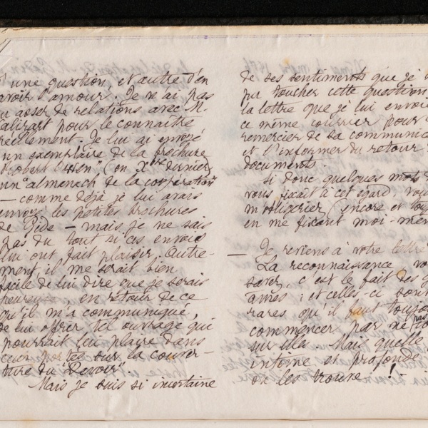 Marie Moret à Antoine Piponnier, 4 mars 1896