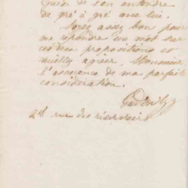 Jean-Baptiste André Godin à monsieur Bruyant, 20 novembre 1872