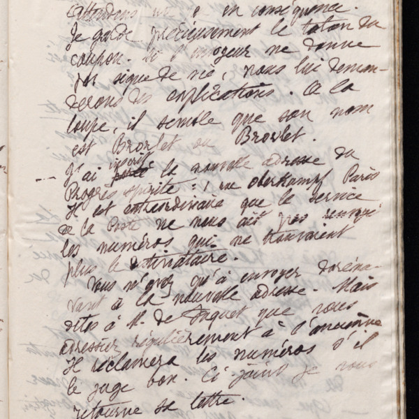 Marie Moret à Henri Buridant, 9 mai 1897