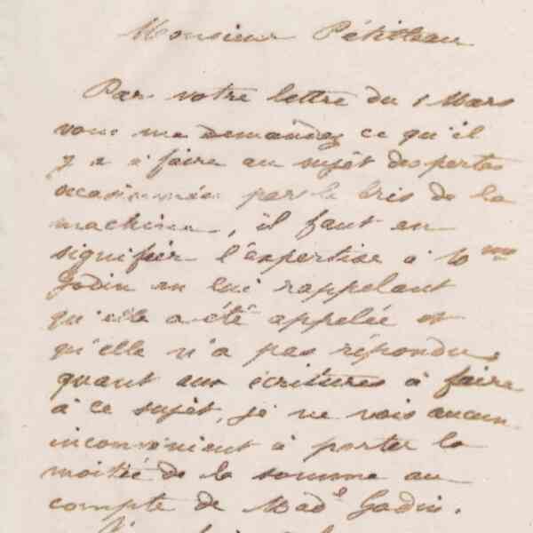Jean-Baptiste André Godin aux candidats à l'emploi d'économe du Familistère, 6 mars 1873